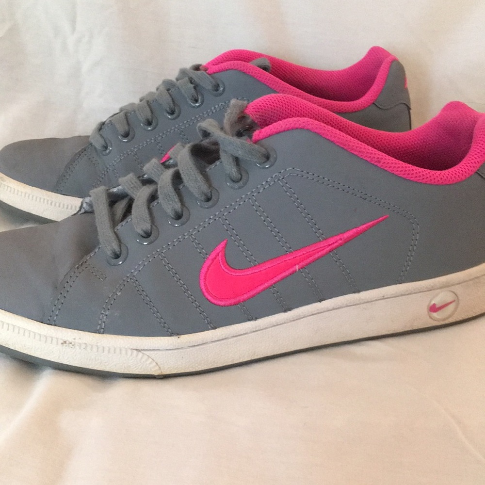 Pink and Gray stylish Nike sneakers